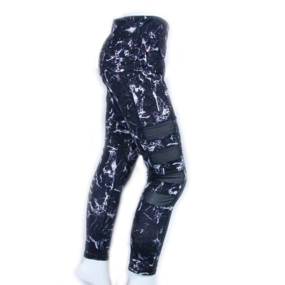 X by Gottex Leggings Mesh Panels Large